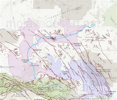 Mojave River Map