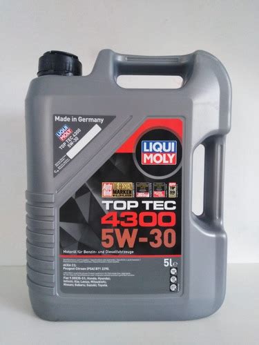 Aceite 5W 30 Top Tec 4300 5L The Cars