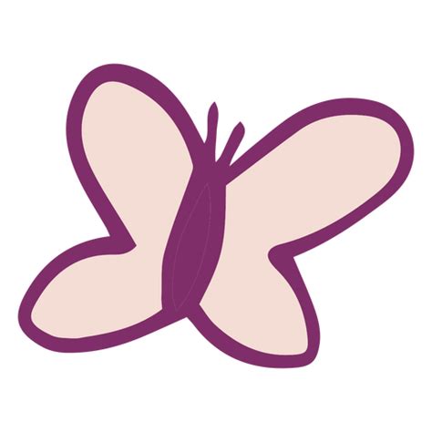 Diseño Png Y Svg De Garabato De Mariposa Rosa Para Camisetas