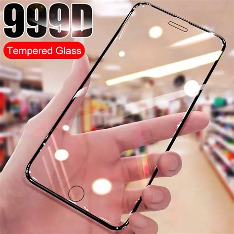 999d Full Cover Edge Tempered Glass On The For Iphone 7 8 Plus Se 2020 Glass Screen Protector