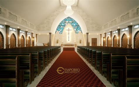 Desain Gereja Modern 1 Lantai Capela Curacao De Jesus Di Timor Leste