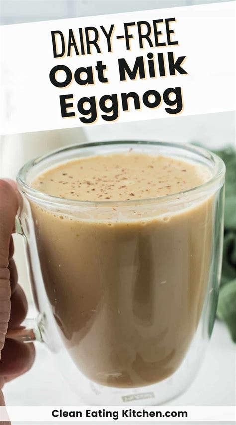 Dairy Free Eggnog Recipe Oat Milk Recipe Christmas Food Christmas