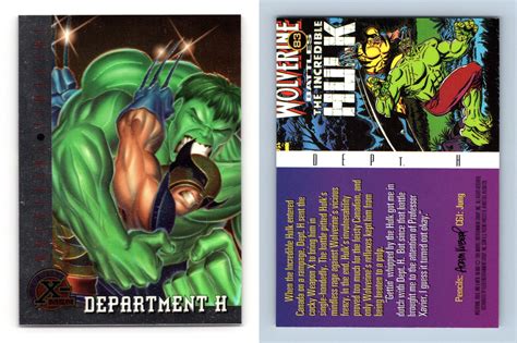 Department H X Men Chromium Fleer Ultra Trading Card