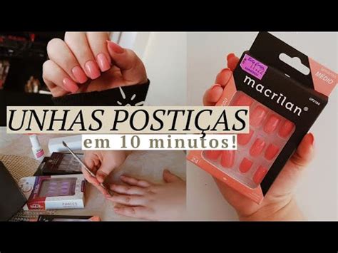 Como Colocar Unhas Posti As Passo A Passo Em Minutos Amanda