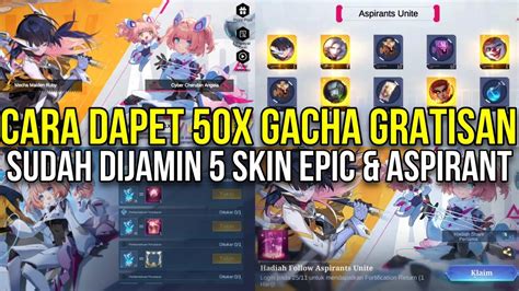 SIAP SIAP PANEN SKIN EPIC CARA DAPET 50 KALI GACHA HEMAT RUBY ANGELA