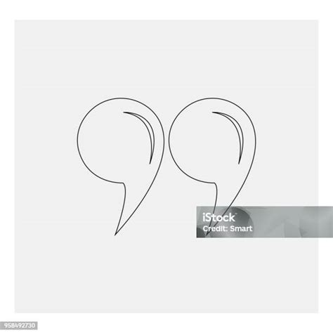 Apostrophe Icon Comma Stock Illustration Download Image Now