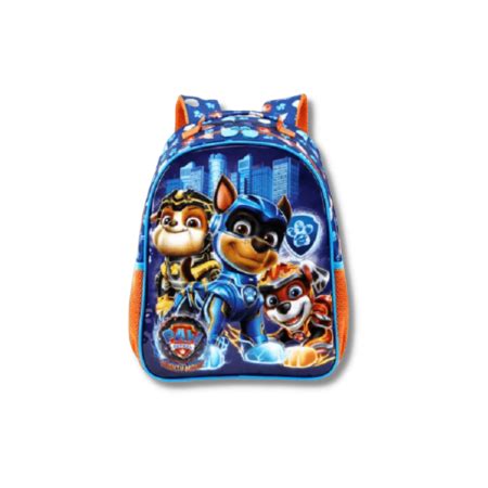 Mochila Escolar Paw Patrol Tam 16 C Rodas Xeryus