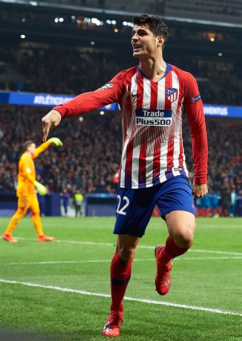 Álvaro Morata Futbol Atletico De Madrid Atletico De Madrid Wallpaper