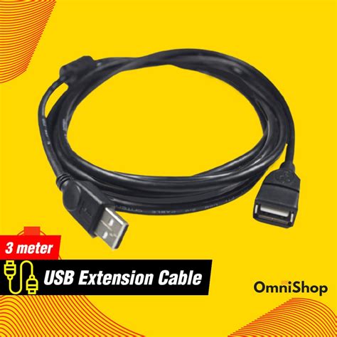 Jual Kabel Usb Male To Female M Sambungan Extender Extension