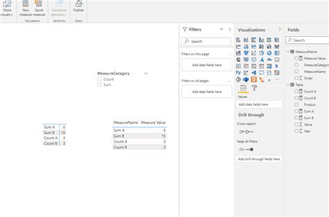 Solved Filter Matrix Table With Slicer Microsoft Power Bi Community