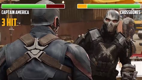 Captain America Vs Crossbones With Healthbars Hd Captain America