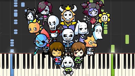 Megalovania Undertale [piano Tutorial] Synthesia Youtube