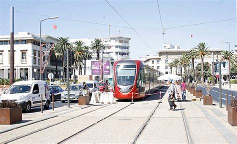 Casablanca Tramway Line Morocco