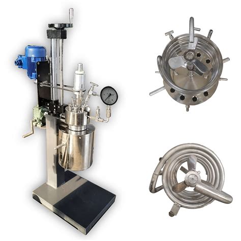 Supply Lab Agitated Pressure Hydrogenation Reactor With Manual Lifting Factory Quotes Oem