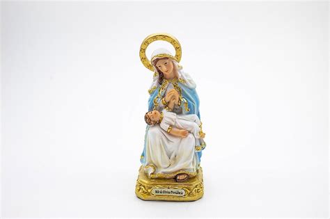 Imagem Nossa Senhora Da Divina Providencia Importada Resina 12 5 Cm