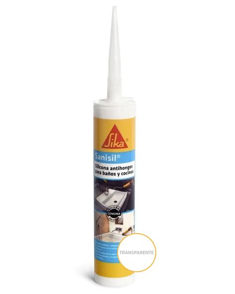 Sellador De Silicona Ac Tica Sika Sanisil Transparente Ml