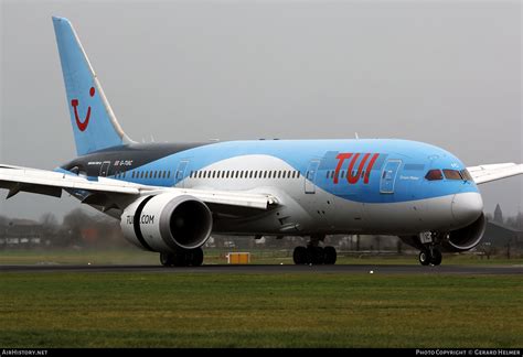 Aircraft Photo Of G Tuic Boeing Dreamliner Tui Airhistory