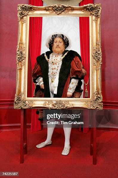 A Waxwork Figure Of King Henry Viii At Madame Tussauds On May 23