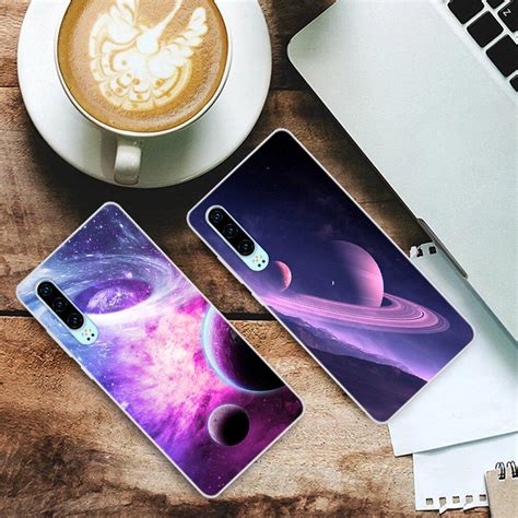 Buy Silicone Phone Case Carton Starry Sky Moon Painted Soft Full Back