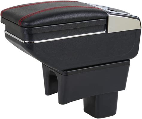 Dual Layer Black Leather Arm Rest For Vitara