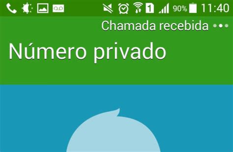 Como fazer uma ligação o número privado