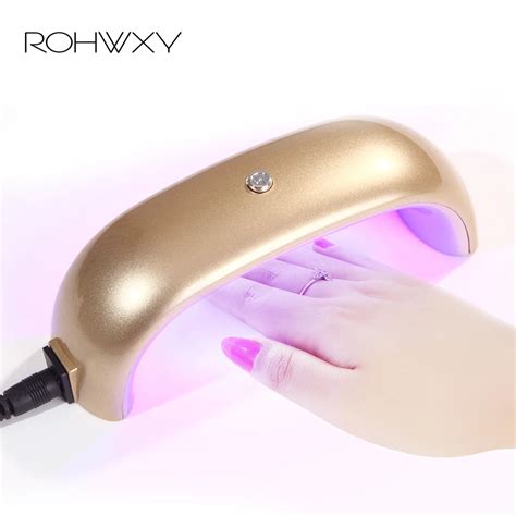 ROHWXY Mini 6 W CONDUZIU a Lâmpada UV para o Prego 3 LEDs Todos Os Géis