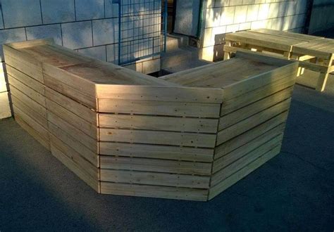 How To Build A Bar Table Out Of Pallets Brokeasshome