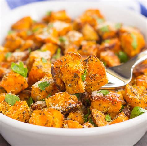 Savory Sweet Potatoes Parmesan Herb Pumpkin N Spice