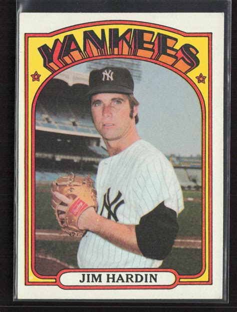 1972 Topps 287 Jim Hardin EBay