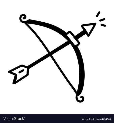 Archery bow Royalty Free Vector Image - VectorStock