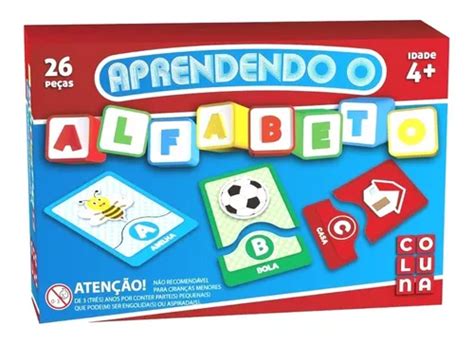 Jogo Infantil Educativo Aprendendo O Alfabeto 26 Peças MercadoLivre