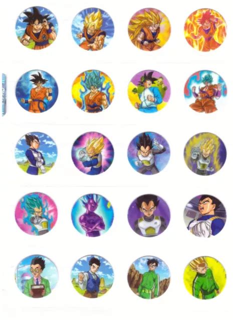 Tazos Dragon Ball Super Coleccion Completa Cromos Pogs Cartas Figuras