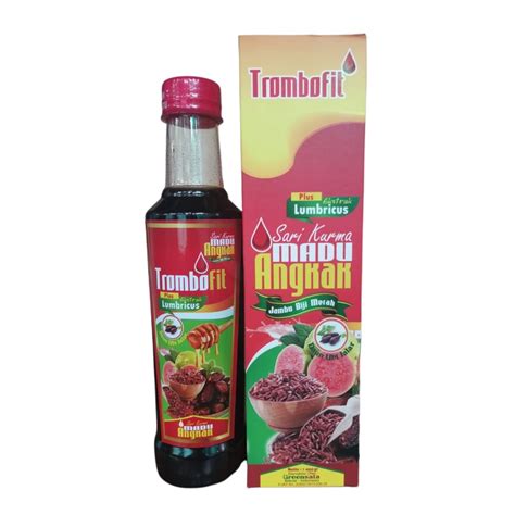 Jual TROMBOFIT Sari Kurma Madu Angkak Jambu Biji Merah Daun Ubi Jalar