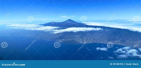 The Canary Island Of Tenerife Aerial View Stock Image Image Of Spain