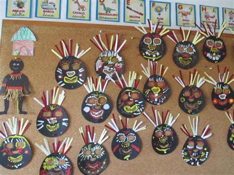 Mascaras Africanas Trabalhos Manuais Atividades De Arte Projetos De