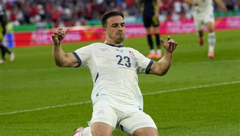 Gol de senzație marcat de Xherdan Shaqiri la EURO 2024