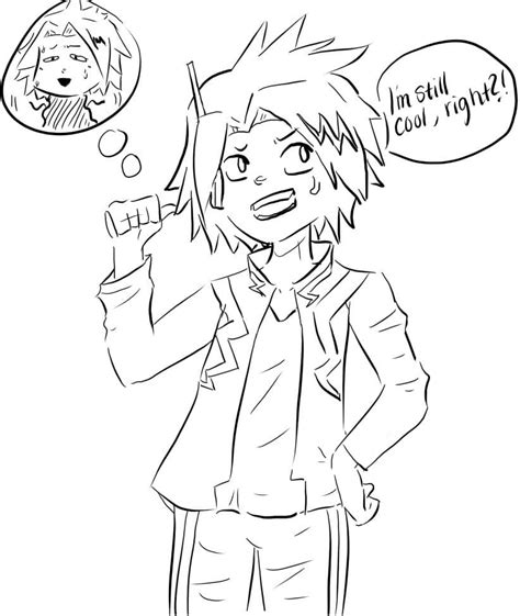 Printable Kaminari Denki Coloring Pages Anime Coloring Pages Images And Photos Finder