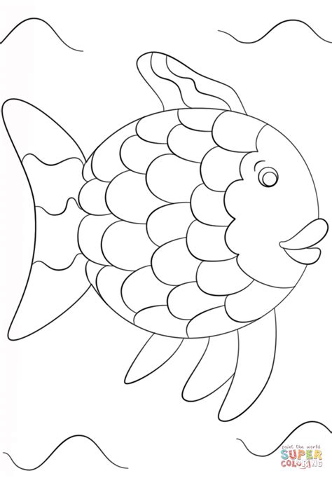 Desenho de Modelo de Peixe Arco íris para colorir Desenhos para