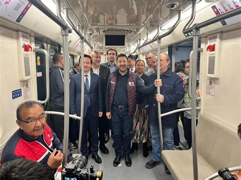 La Jornada Encabeza Batres Reapertura De A Etapa De Nueva L Del Metro