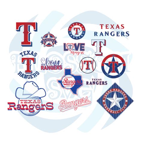 Texas Rangers Bundle Svg Sport Svg Texas Rangers Svg Texas Rangers