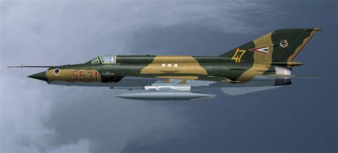 Hunaf Mikoyan Gurevich Mig 21 For Fsx