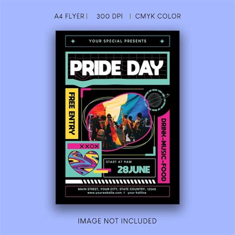 Premium Vector Pride Month Flyer