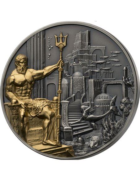 Atlantis Epic Places Oz Silver Coin Les Cook