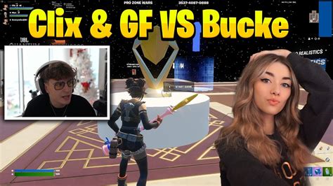 Clix And Girl Friend VS Bucke In 2v2 Zone Wars YouTube