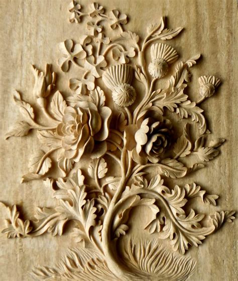 Agrell Architectural Carving • Battle Of The Roses Carving A Flower