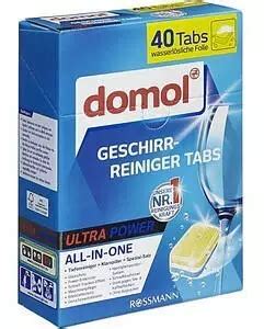 Rossmann Domol Geschirr Reiniger Tabs Eco Power All In One Test