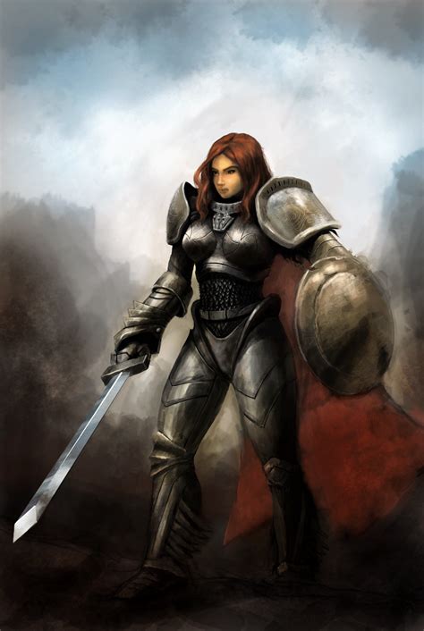 Paladin Girl By Atma33 On Deviantart