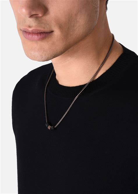 EMPORIO ARMANI Necklace U D Steel Necklace Necklace Men Necklace