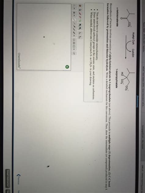 Solved Biosynthesis of leucine involves conversion | Chegg.com