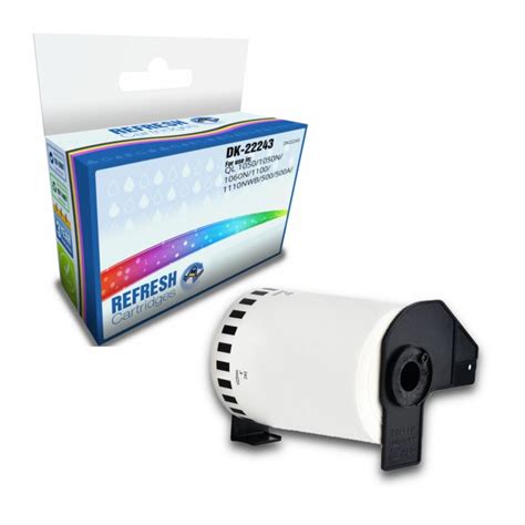 Compatible Brother Dk Label Roll Of Mm Black On White